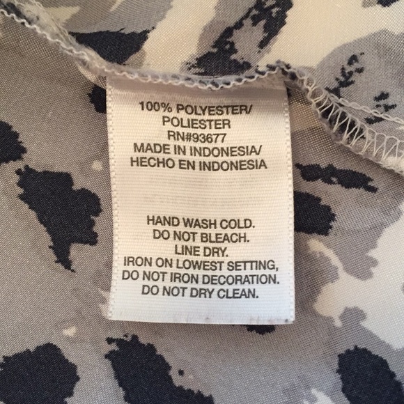 Allen B Blouse w/Stud Details - Cheetah Print - Picture 5 of 5